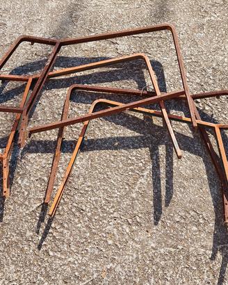 4 telai per finestrini porta vw bus split