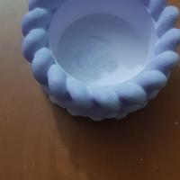 vasetto in gesso. Fatto a mano