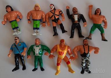 n.9 action figures eroi del wrestling