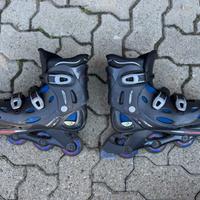 Pattini Rollerblade misura 43 + protezioni + zaino