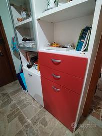 Mobile credenza libreria per entrata