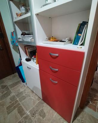 Mobile credenza libreria per entrata