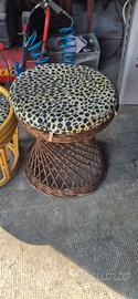sgabello rattan