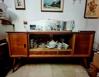 Credenza modernariato italiano set pranzo anni '50