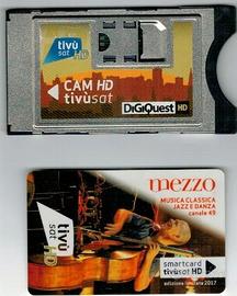 Cam + Tessera  HD Tivusat