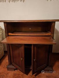 Mobile Porta Giradischi Ripiano estraibile 2 Ante