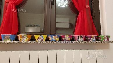 Tazza, ciotola, bowl 7 nani più Biancaneve no Egan