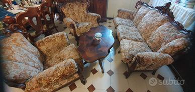 salotto stile barocco 