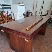 tavolo con prolunghe legno massiccio