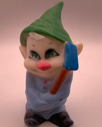 Cucciolo 7 nani disney vintage pupazzo gomma