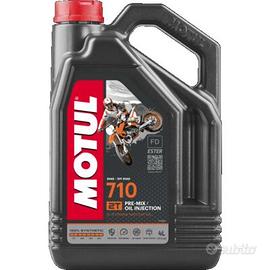 3 taniche da Litri 4 di Olio  Motul 710 2T Sint.