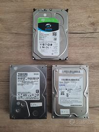 Lotto hard disk interni 2TB