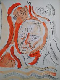 VIRGILIO GUIDI Autoritratto 1976