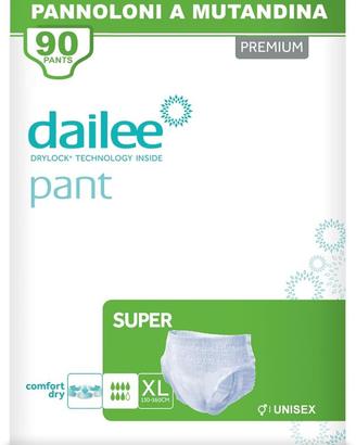 Dailee Pants Super XL - 90x Pannoloni per Anzia