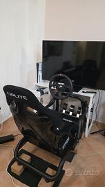 Postazione con base Fanatec DD+,load cell,e sterzo