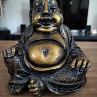 Buddha rivestito argento foglia oro 