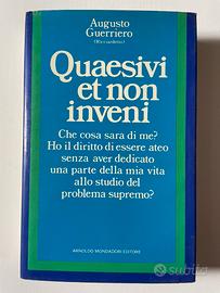 Libro “Quaesivi et non inveni”, Augusto Guerriero