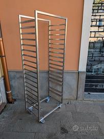 Rastrelliera in acciaio pesante 