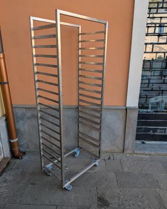 Rastrelliera in acciaio pesante 