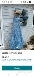 vestito cerimonia Blue 