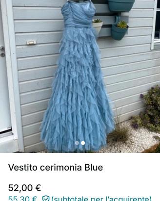 vestito cerimonia Blue 