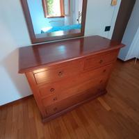 Comò in legno massello Noce 