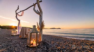 Splendida location fronte mare con pineta privata