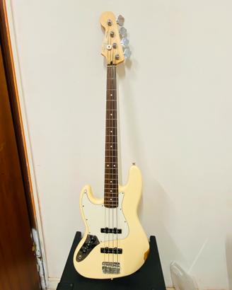 Fender jazz bass mancino messicano