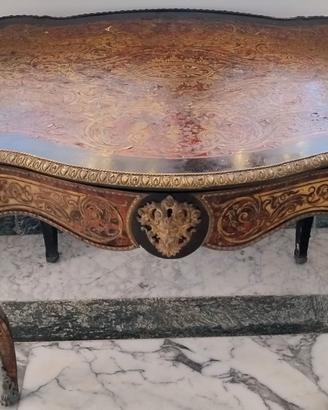 scrivania stile boulle XIX secolo