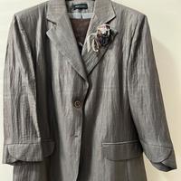 Abito tailleur donna pantalone giacca canotta