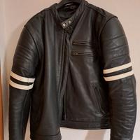 Giacca in pelle da motociclista