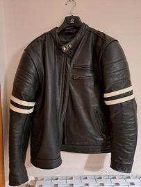 Giacca in pelle da motociclista