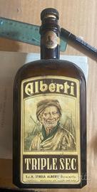 Alberti TrIple sec Bottiglia Vuota da collezione 