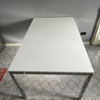 Tavolo ikea torsby 85 x 135 bianco lucido