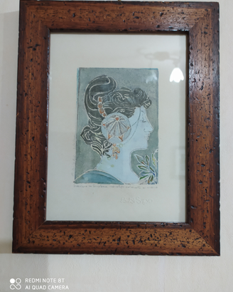 Quadro colorato a mano