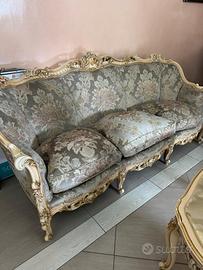 Set divano e due poltrone - stile Barocco