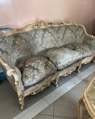 Set divano e due poltrone - stile Barocco