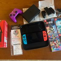 Nintendo switch oled luglio 2024+giochi +accessori