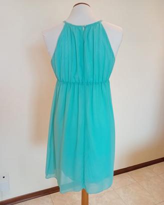 Vestito verde acqua marina