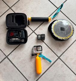 Gopro hero 5 + accessori + Dome telesin