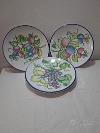 Piatti ceramica Sorrento-dipinti da Sorrano
