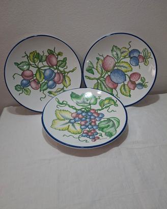 Piatti ceramica Sorrento-dipinti da Sorrano