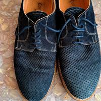 Cotton&Silk Scarpe uomo estive leggere blu Mis.40