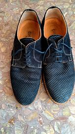 Cotton&Silk Scarpe uomo estive leggere blu Mis.40