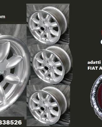 Cerchi Minilite 6x 13 4x98 et 13 fiat
