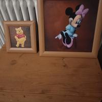 quadri Disney Minnie e Winnie the Pooh 