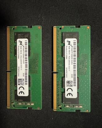 Kit RAM 16GB (2x8GB) Micron DDR4 3200MHz SO-DIMM