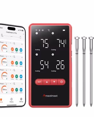 Matmeet z pro termometro cucina a 4 sonde