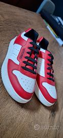 scarpe Skechers Ragazzo  Bianche e rosse - num. 35