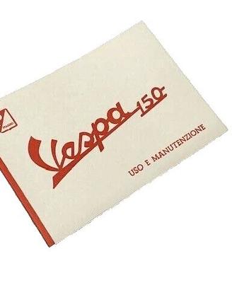 Libretto uso e manutenzione per Vespa 150 VBB1 R.O